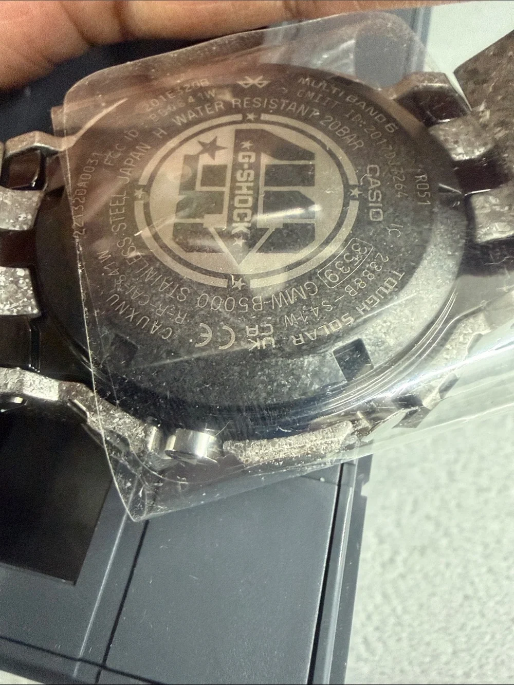 G-Shock Metal Silver Digital Tough Solar Watch